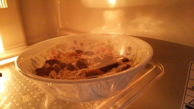 ラップをして冷蔵庫へ